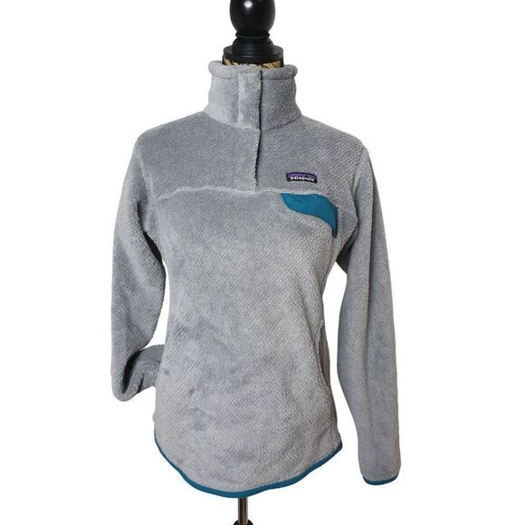 Patagonia Women's Fleece Pullover M Sweater Re-Tool Snap T Sweatshirt Med - Picture 7 of 8